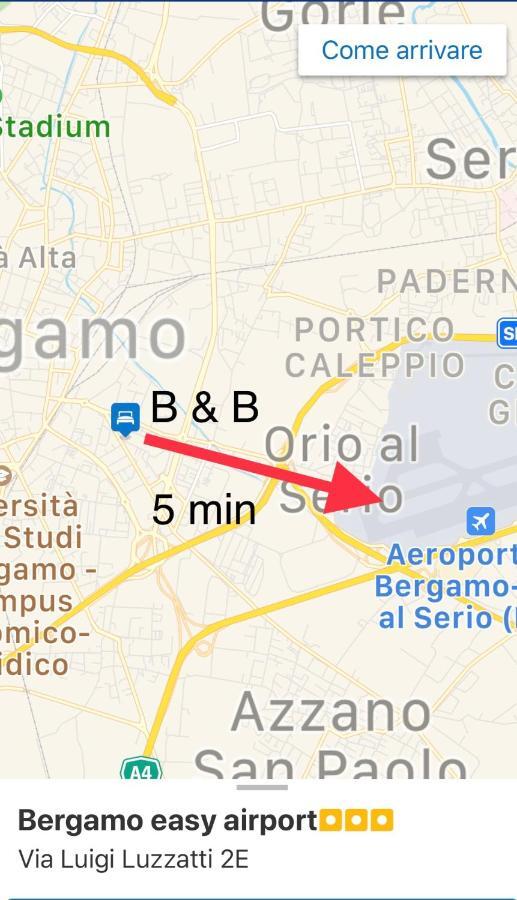 Apartament Bergamo Easy Airport Zewnętrze zdjęcie